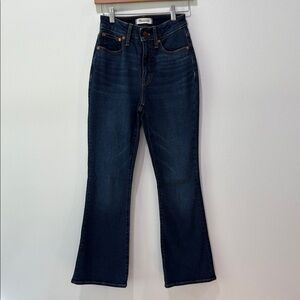 Madewell curvy skinny flare Dark Blue Women's Jeans